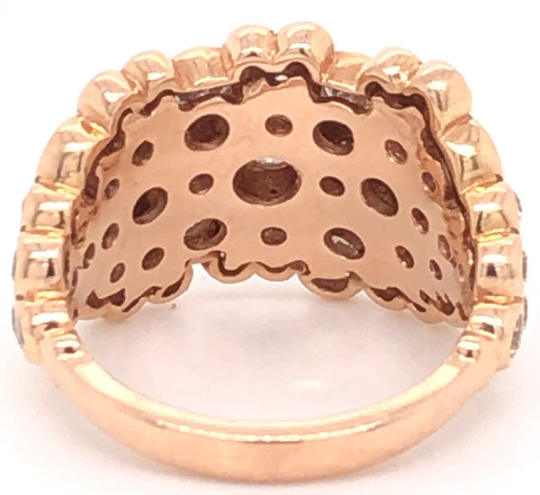 Bubble Ring  Natural  Diamonds