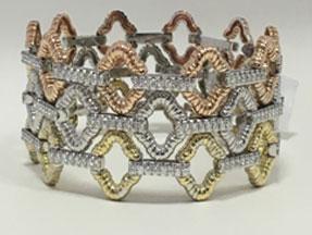 TRI GOLD BRACELET B12269