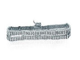 TWO STRAND TENNIS BRACELET ROUND BRILLIANT DIAMOND 9.00CT 14 KARAT  B12330