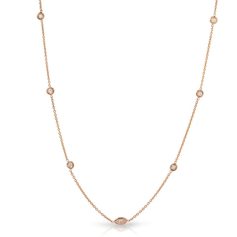 Diamond by the yard Rose Gold 18k total diamond weight 0.50ct