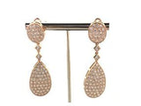 Beautiful Rose Gold Dangling Earrings in 18K