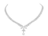 Gorgeous Necklace with Marquise and Pear Shape Diamond