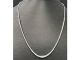Adjustable White Diamond Necklace