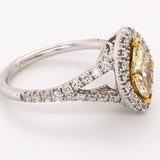 Halo Ring center Marquise Diamond
