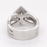Cocktail Ring 14k white gold. Total Diamond Weight 1.72ct