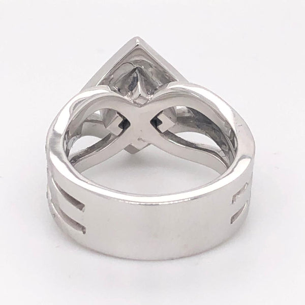 Cocktail Ring 14k white gold. Total Diamond Weight 1.72ct