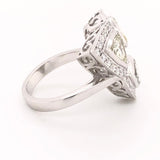 Cocktail Ring Rose Cut Diamond