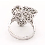 Cocktail Ring Rose Cut Diamond