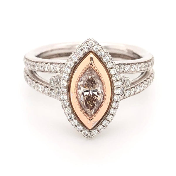 Marquise Natural Pink Diamond